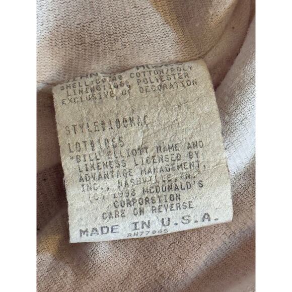 VTG Officially Licensed Nascar Ronald McDonald #94 Bill Elliott Yth Jacket RARE - Picture 9 of 12